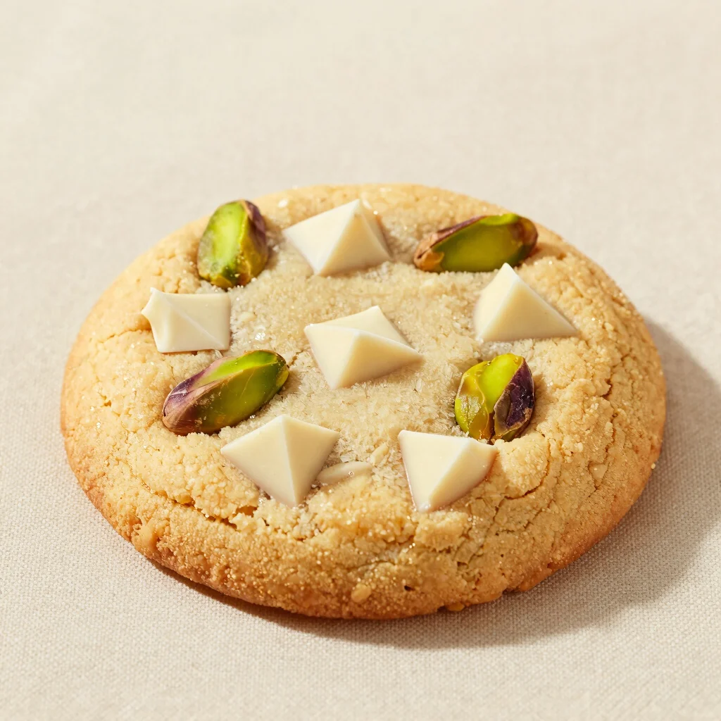 Cookie Pépite Blanc & Pistache d'Iran